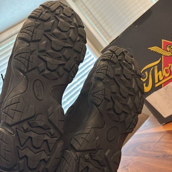 Thorogood Black 6” Crosstrex Side Zip Comp Toe Work Utility Boot Size 14 Wide - Picture 10 of 12